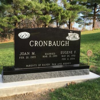 Cronbaugh, Eugene and Joan stone pic.JPG